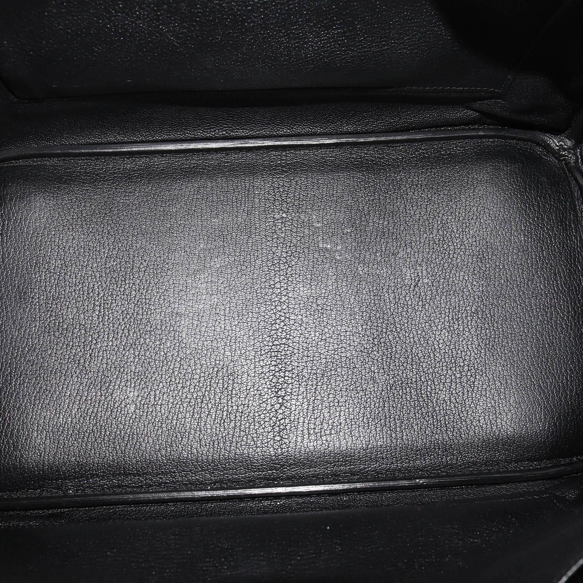 Hermes Black Togo Leather Palladium Hardware Birkin 35 Bag