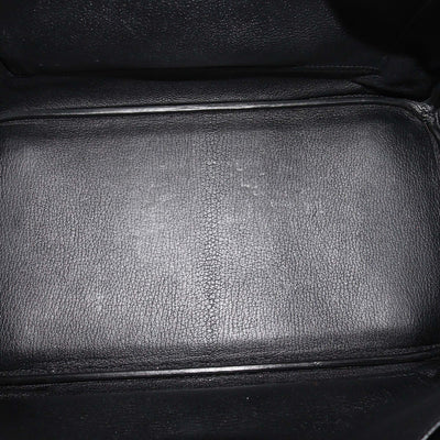 Hermes Black Togo Leather Palladium Hardware Birkin 35 Bag