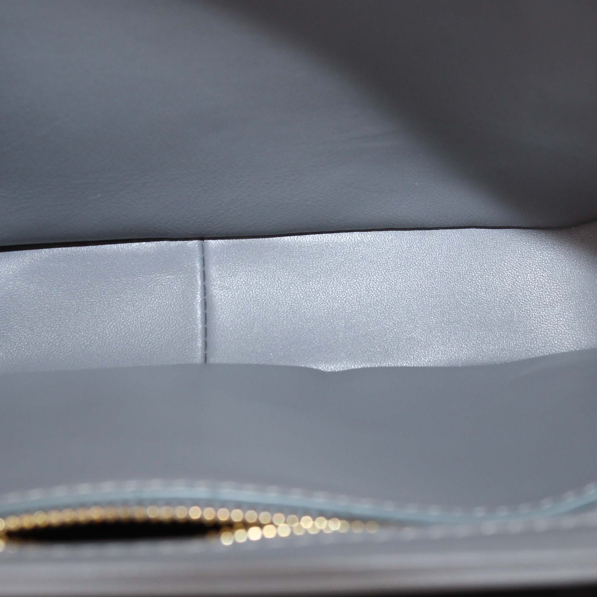Celine Grey Leather Classique Triomphe Shoulder Bag