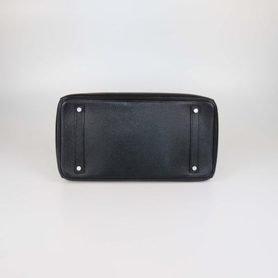 Hermes Black Togo Leather Palladium Hardware Birkin 35 Bag