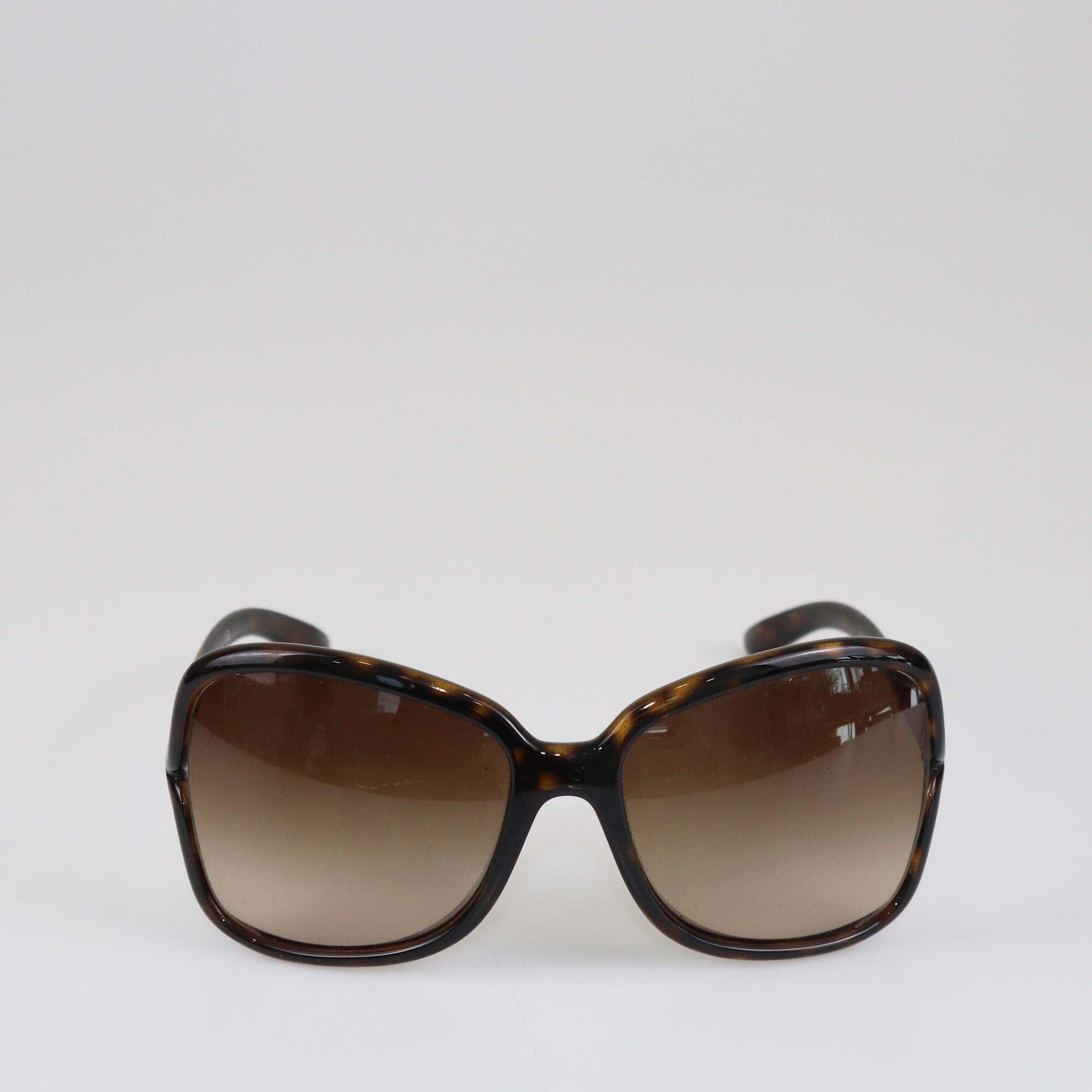 Prada Brown Havana Round Sunglasses Womens Prada 