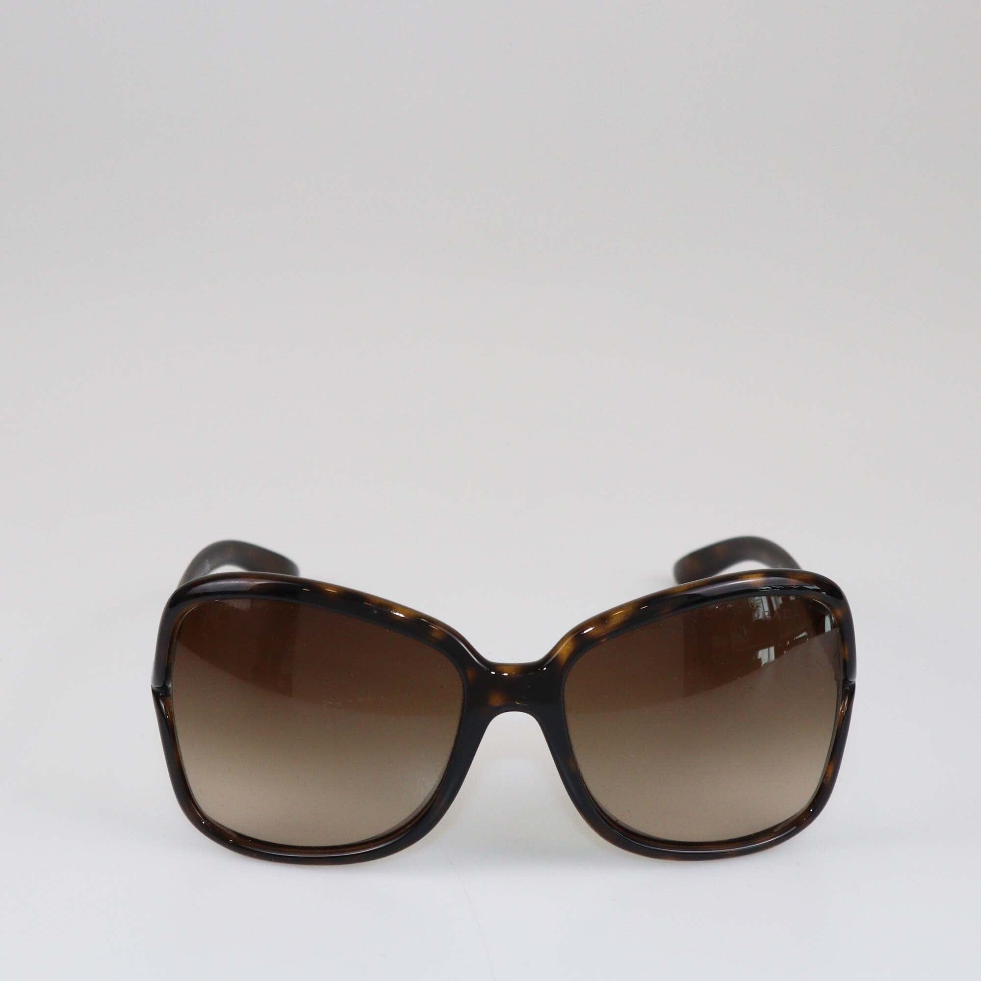 Prada Brown Havana Round Sunglasses Womens Prada 