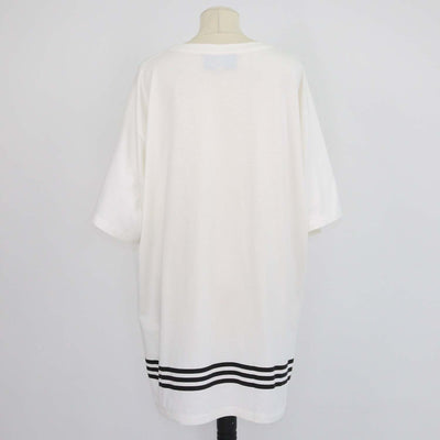Gucci x Adidas Off White Cotton Speculum Majus Print Oversized Crew Neck T-Shirt