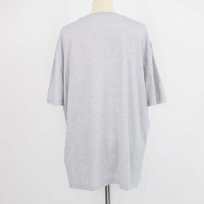Louis Vuitton Grey Cotton Logo Embroidered Crew Neck T-Shirt