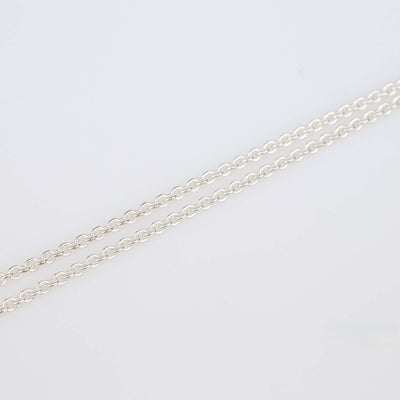 Hermes Sterling Silver Amulettes Kelly Pendant Necklace