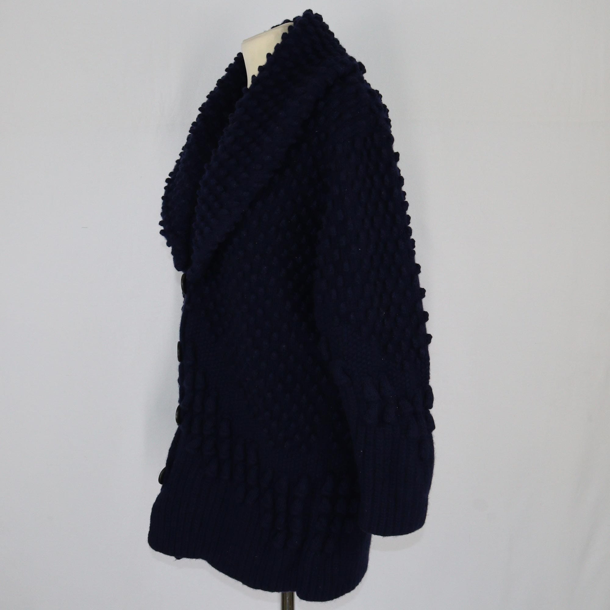 Dark Blue Knit Cardigan Jackets Dior 