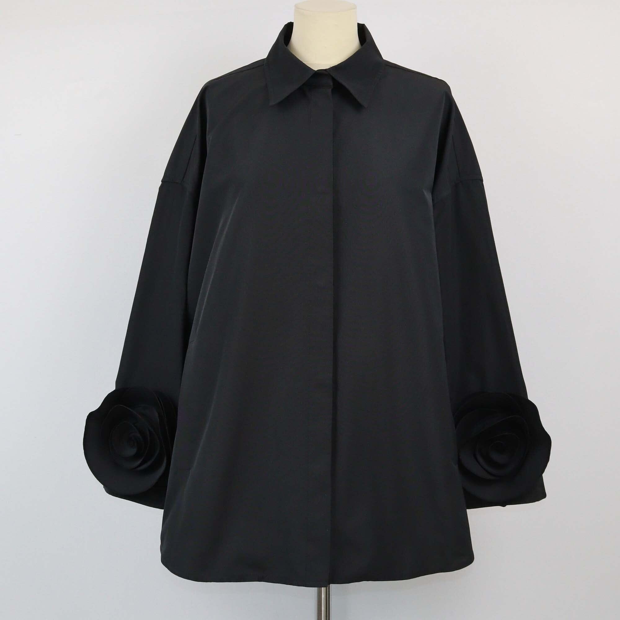 Valentino Black Le Noir Micro Fille Longsleeve Shirt Womens Valentino 