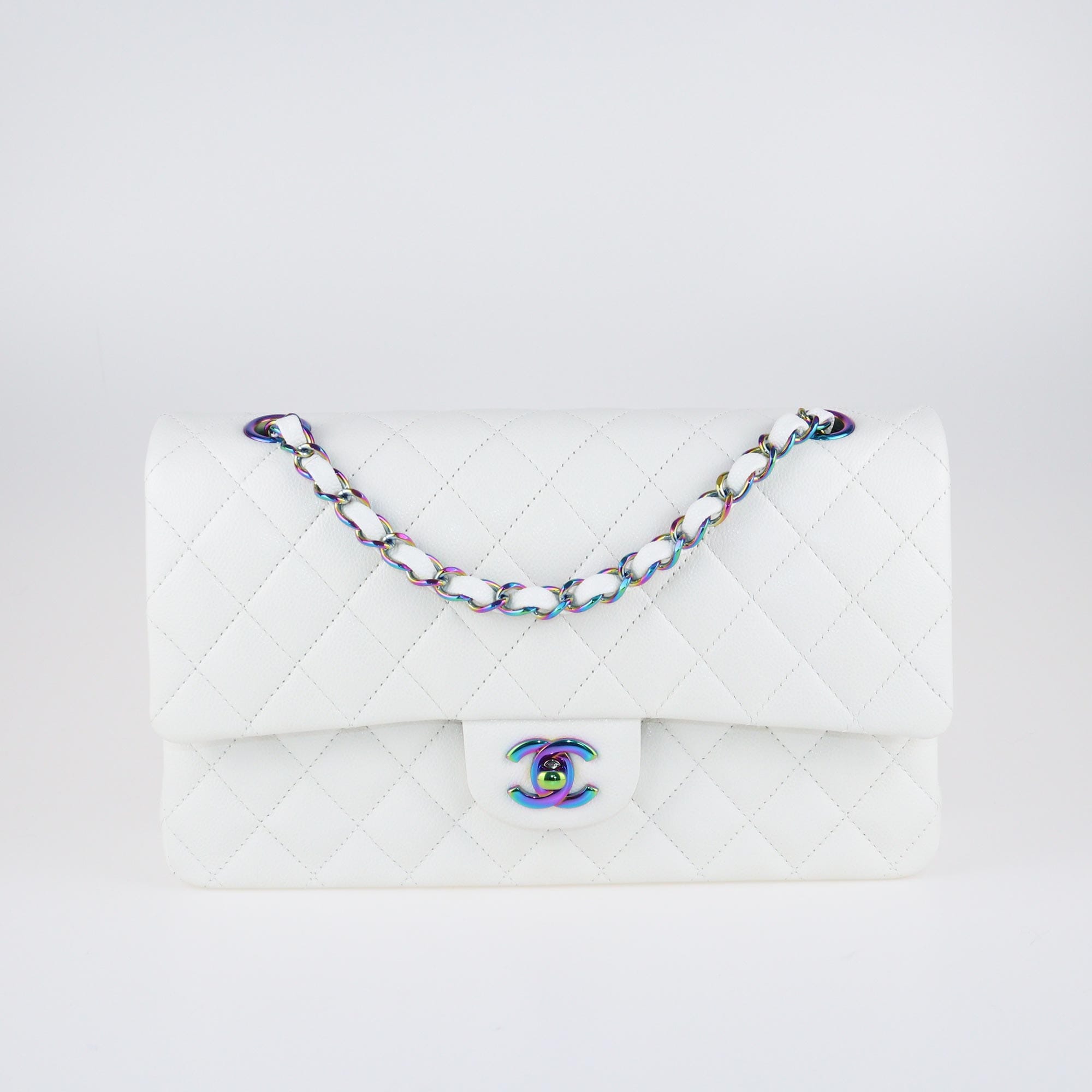 Rainbow chanel online bag