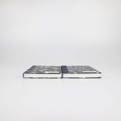 Fendi Midnight Blue and Silver Geometric Notebooks