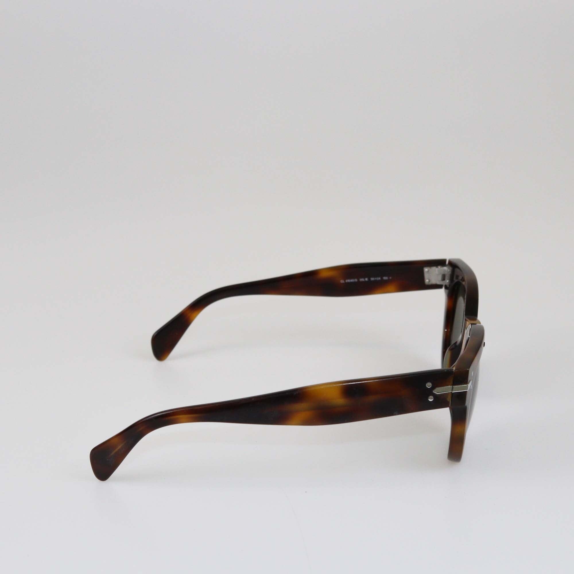 Celine Tortoise Round Frame Sunglases Womens Celine 