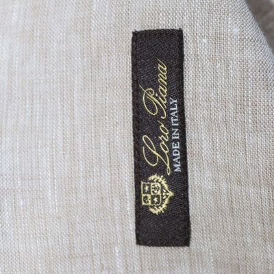 Loro Piana Beige Linen Lora Long Sleeve Shirt Dress