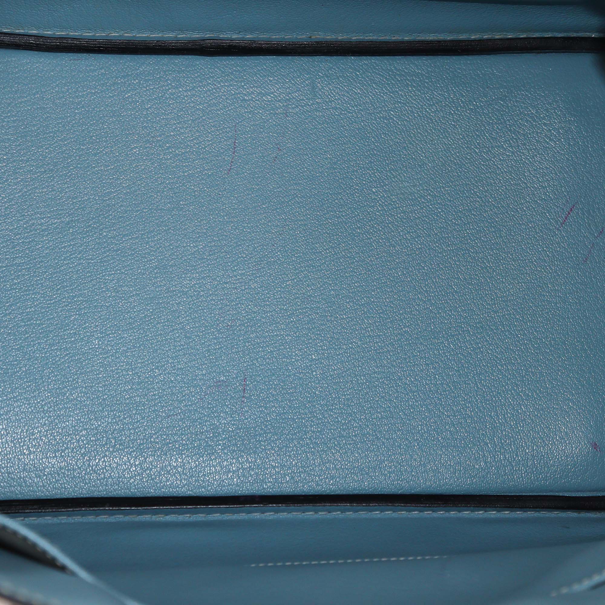 Hermes Blue Jean Epsom Leather Palladium Hardware Birkin 35 Bag