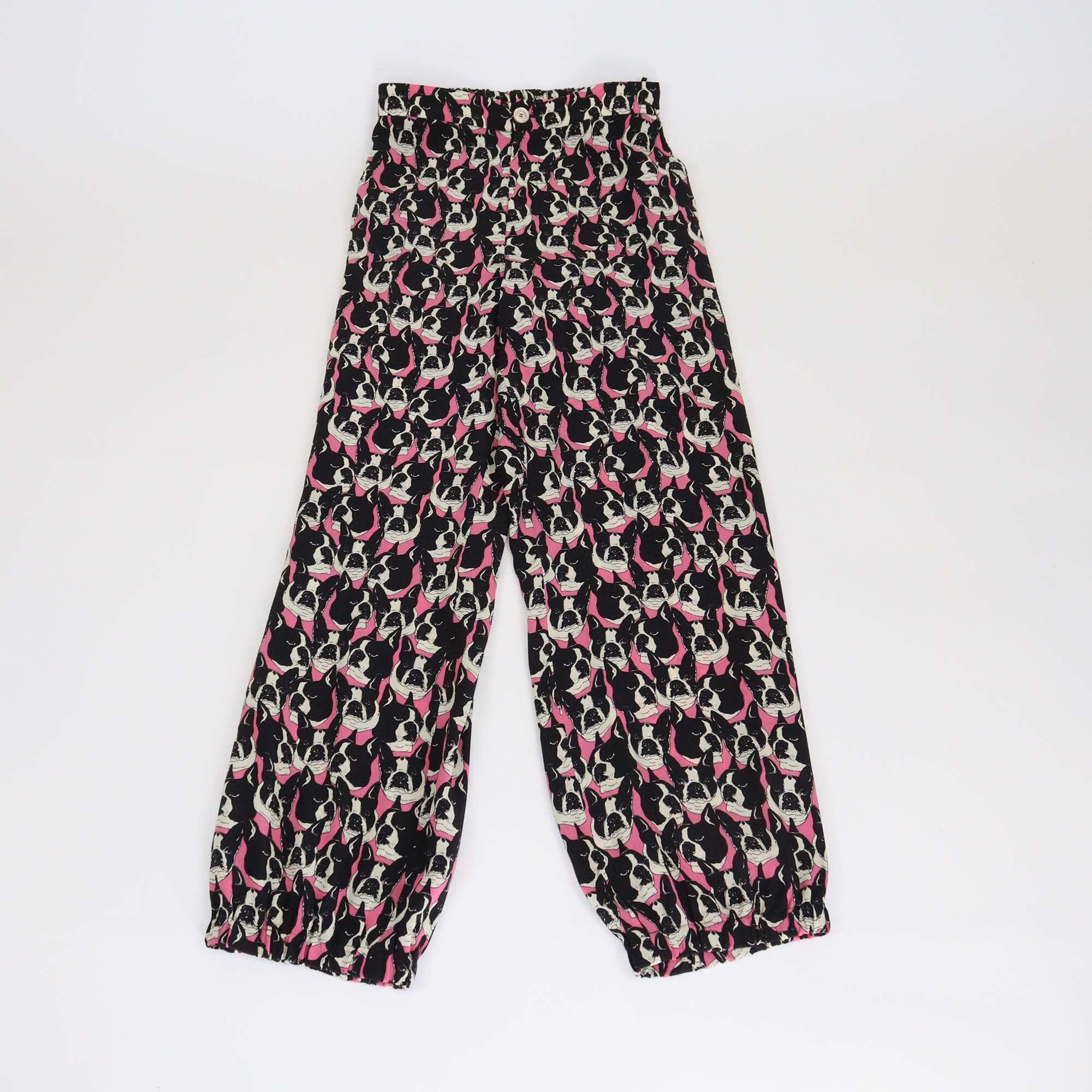 Gucci Tricolor Dog Print Pants Womens Gucci 