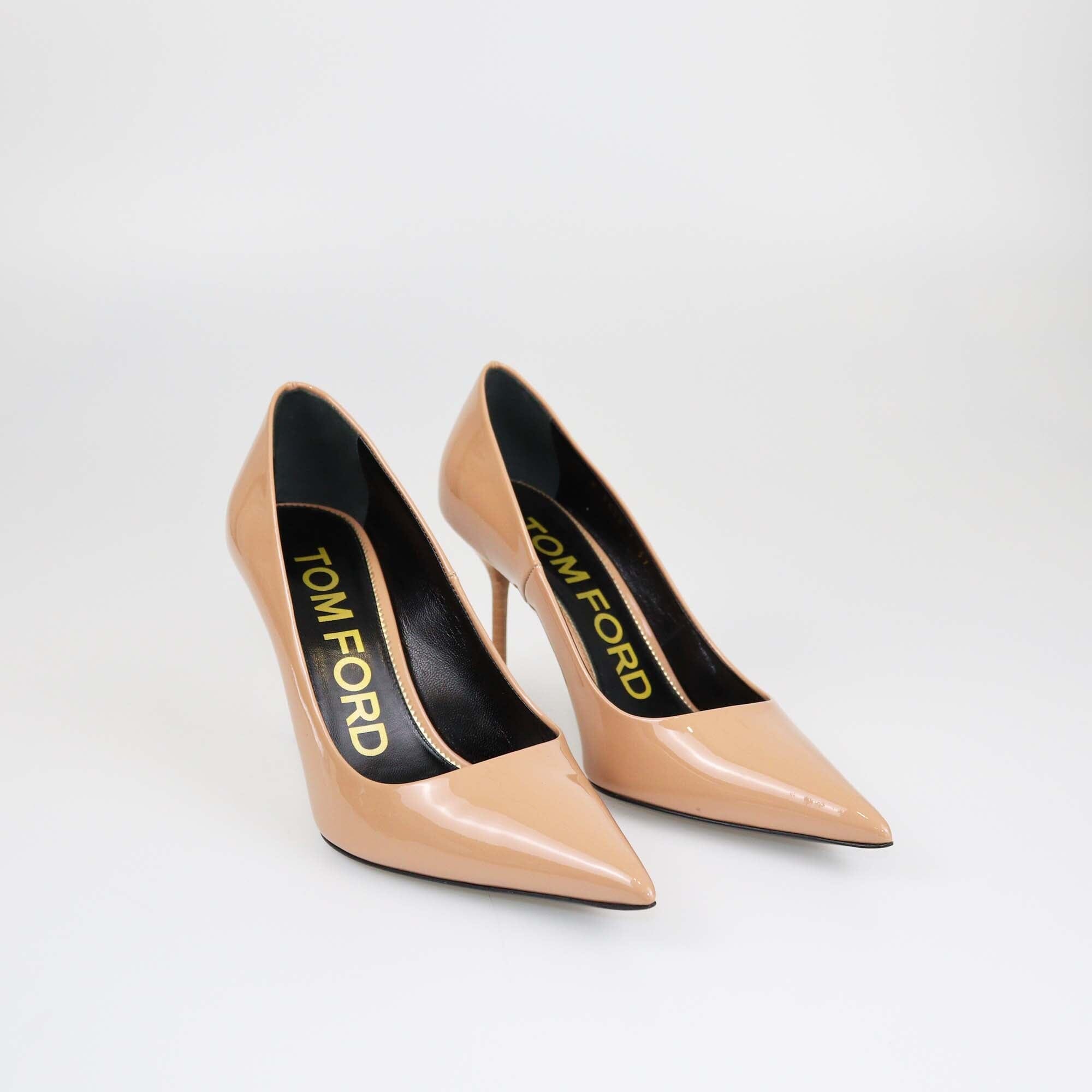 Tom Ford Beige Pointed Toe Pumps Womens Tom Ford 