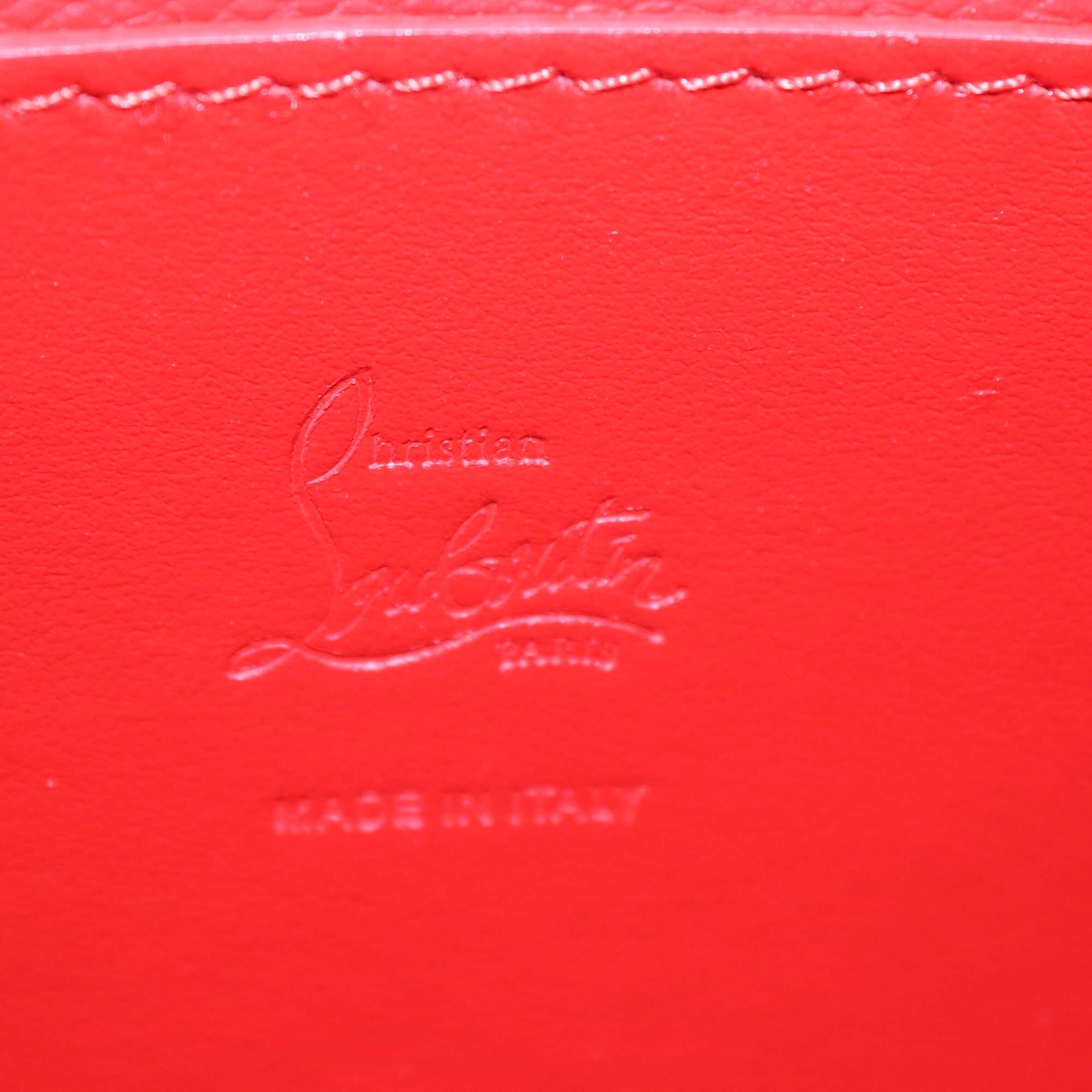 Christian Louboutin Black Croc Embossed Large Cabarock Tote Womens Christian Louboutin 