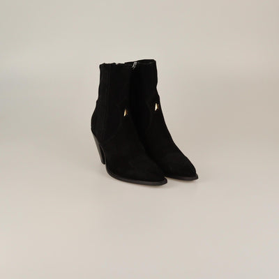 Golden Goose Black Pointed Toe Debie Boots Womens Golden Goose 