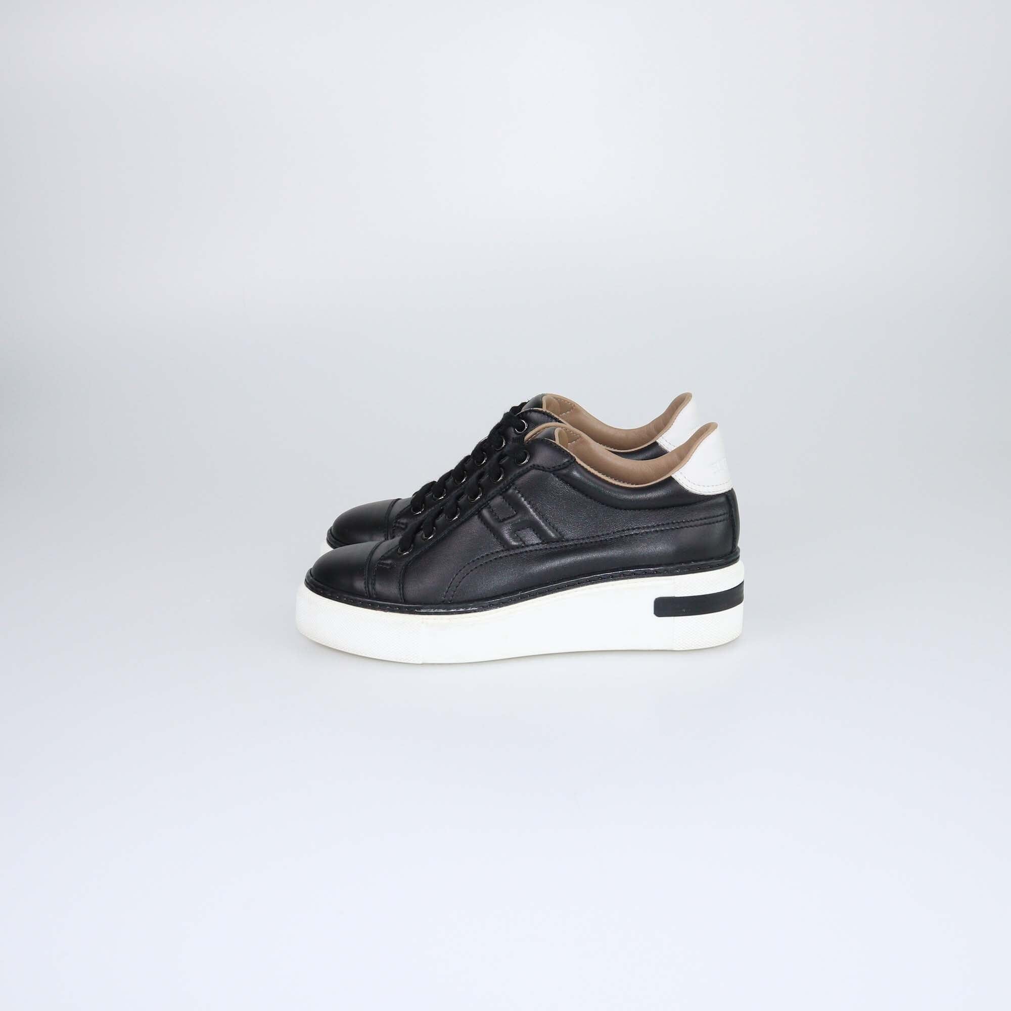 Hermes Black Voltage Sneakers Womens Hermes 