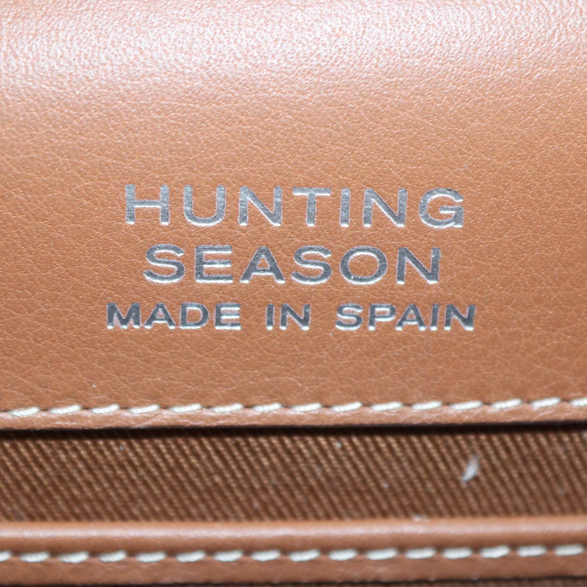 Hunting Season Brown/Natural Woven Small Top Handle Bag Womens Hunting Season 