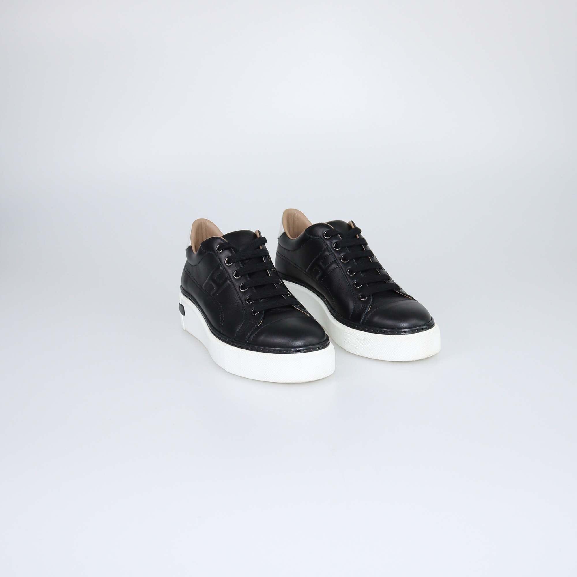 Hermes Black Voltage Sneakers Womens Hermes 