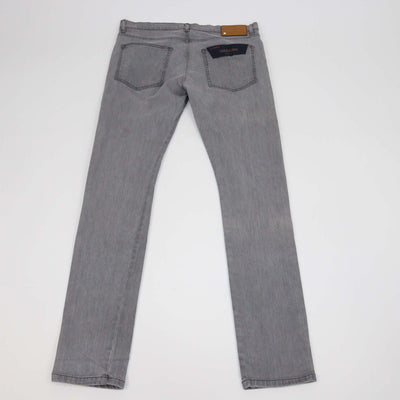 Valentino Grey Denim Skinny Leg Pants