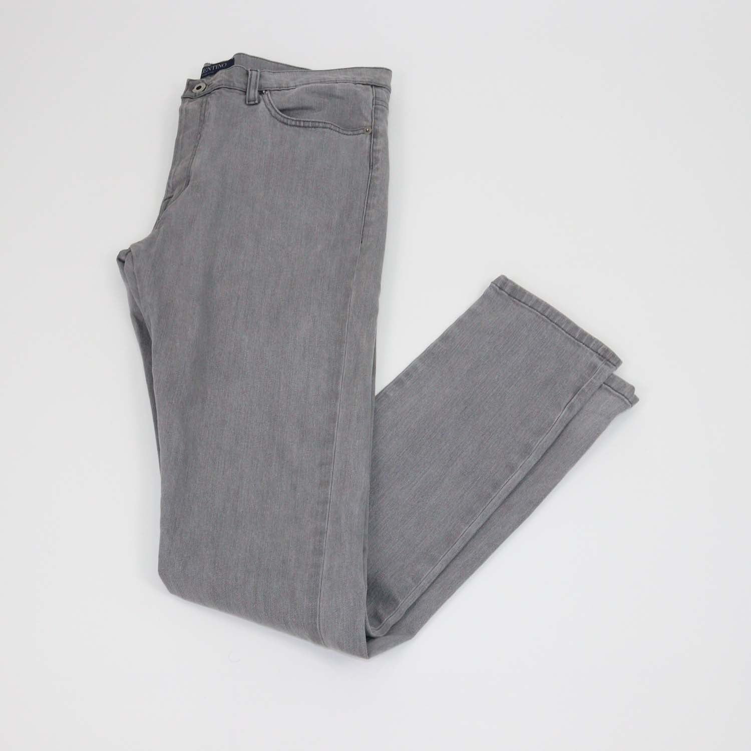 Valentino Grey Denim Skinny Leg Pants