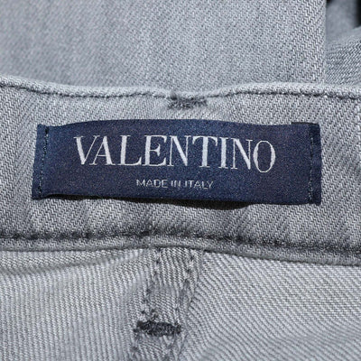 Valentino Grey Denim Skinny Leg Pants