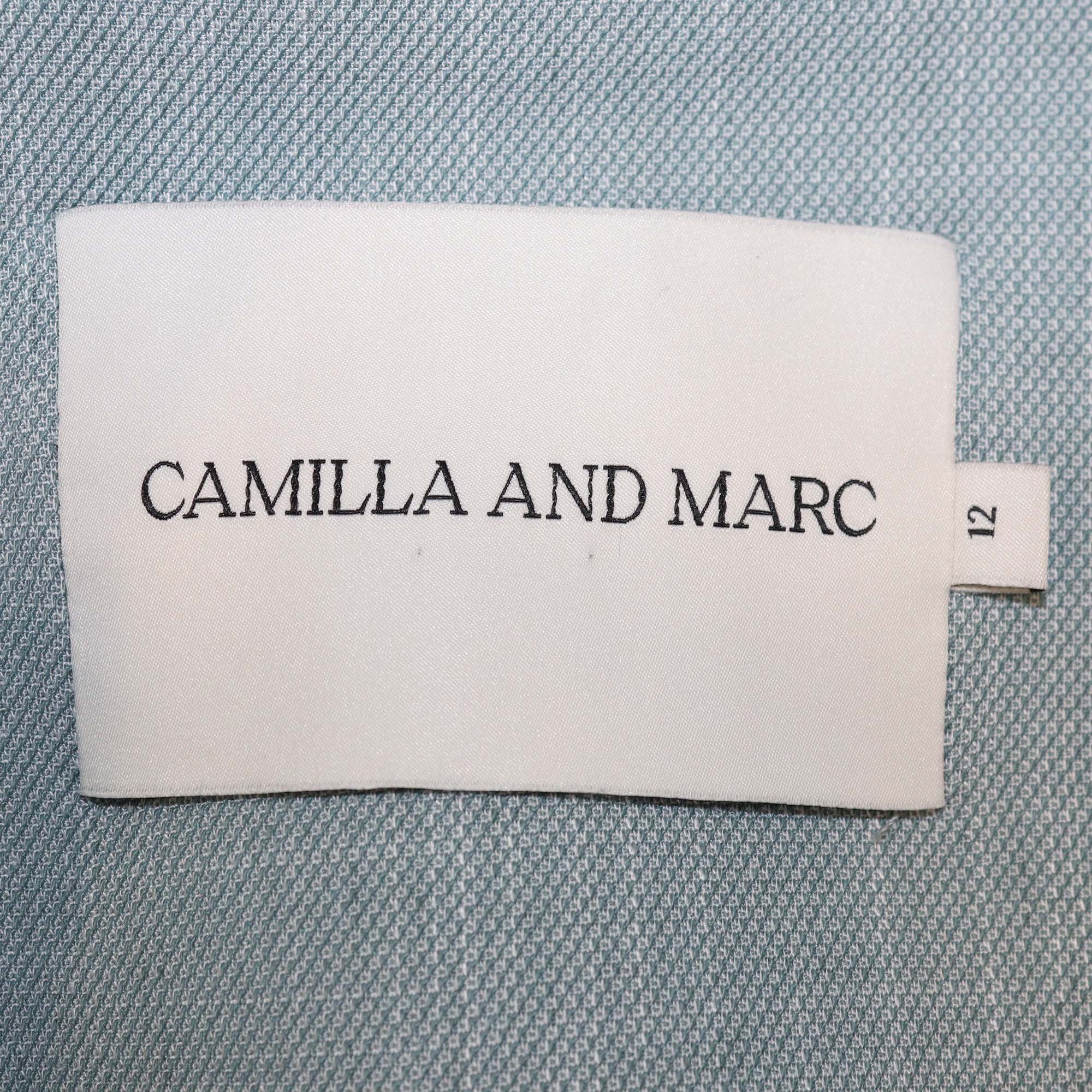 Camilla and Marc Blue Percival Belted Sleeveless Vest