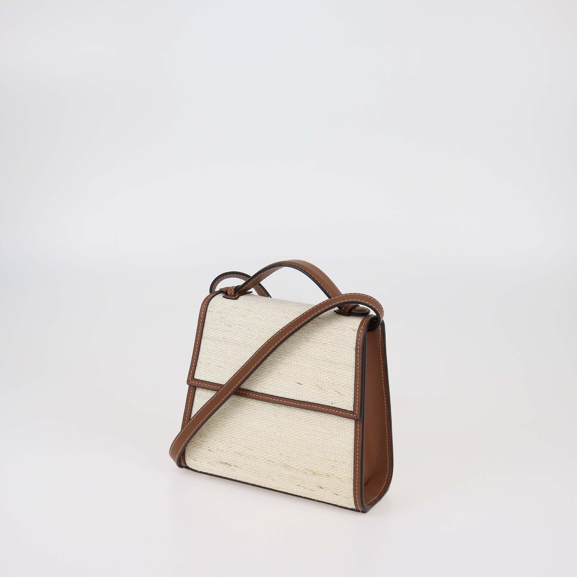 Hunting Season Brown/Natural Woven Small Top Handle Bag Womens Hunting Season 