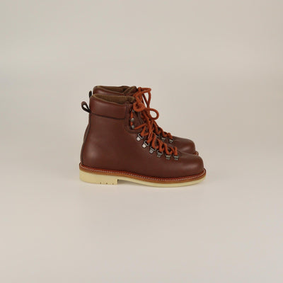 Loro Piana Brown Fur Lining Hinking Boots Womens Loro Piana 