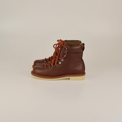 Loro Piana Brown Fur Lining Hinking Boots Womens Loro Piana 