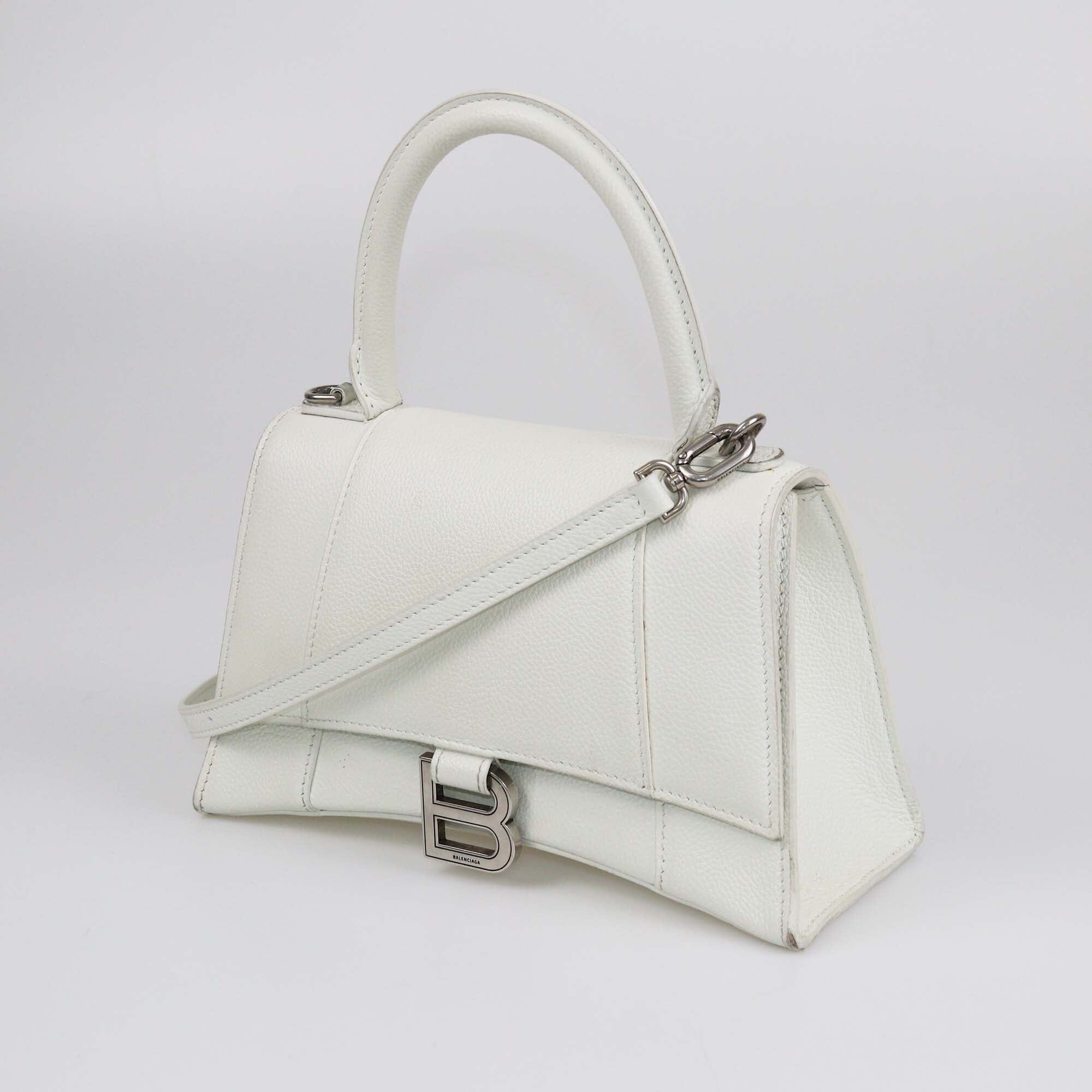 Balenciaga white handbag best sale