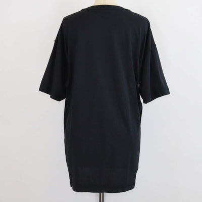 Moschino Couture Black Cotton Teddy Bear Embroidered Short Sleeve T-Shirt