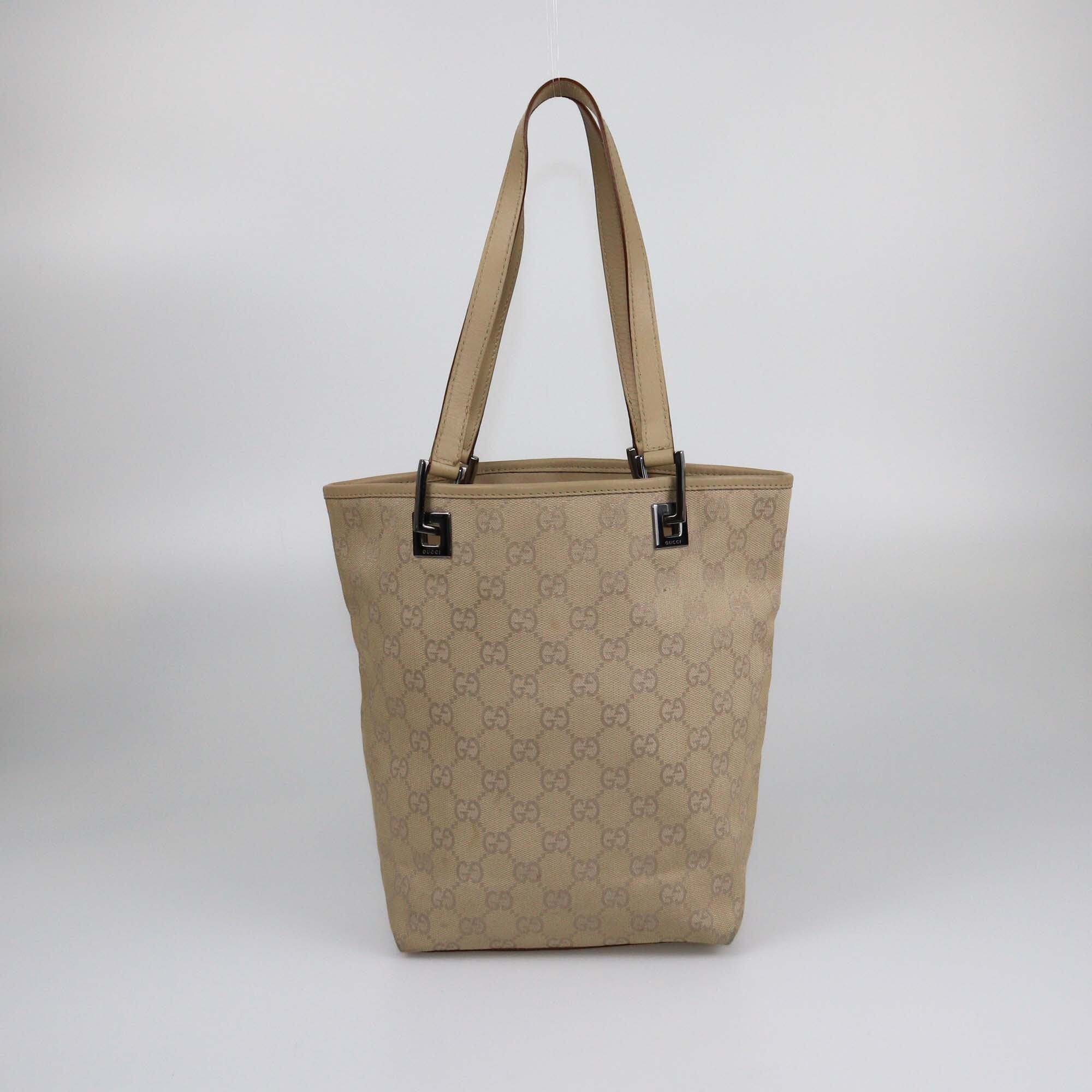 Gucci Beige GG Bucket Tote Womens Gucci 