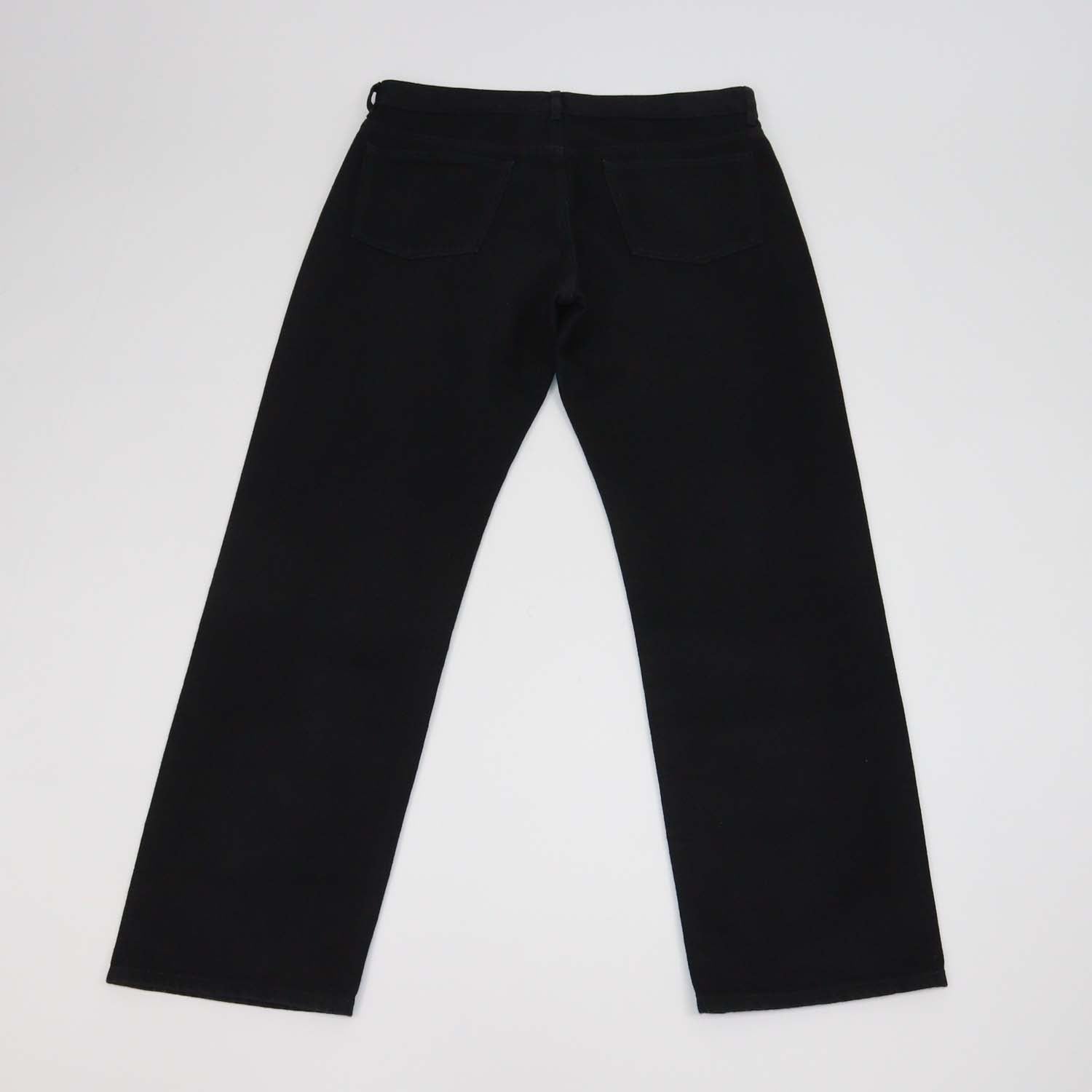 Valentino Black Denim Rockstud Straight Leg Pants