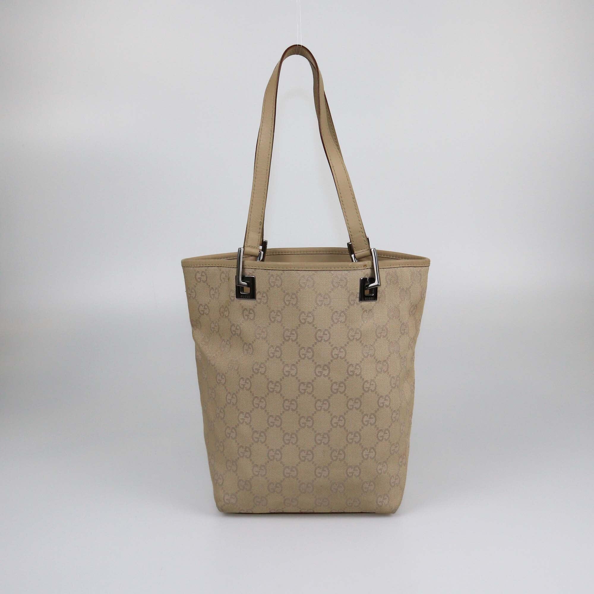 Gucci Beige GG Bucket Tote Womens Gucci 