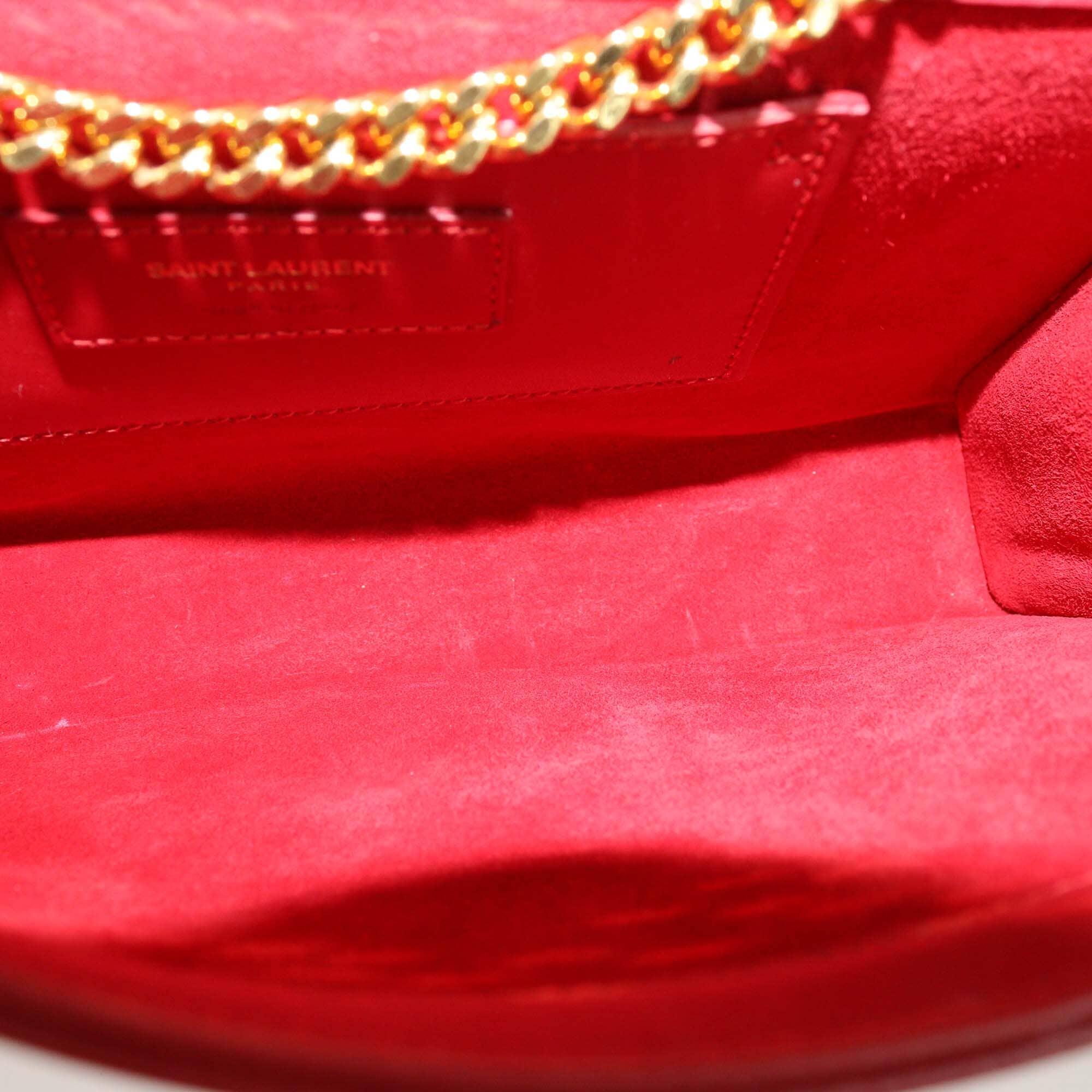 Saint Laurent Red Medium Kate Tassel Chain Shoulder Bag Womens Saint Laurent 