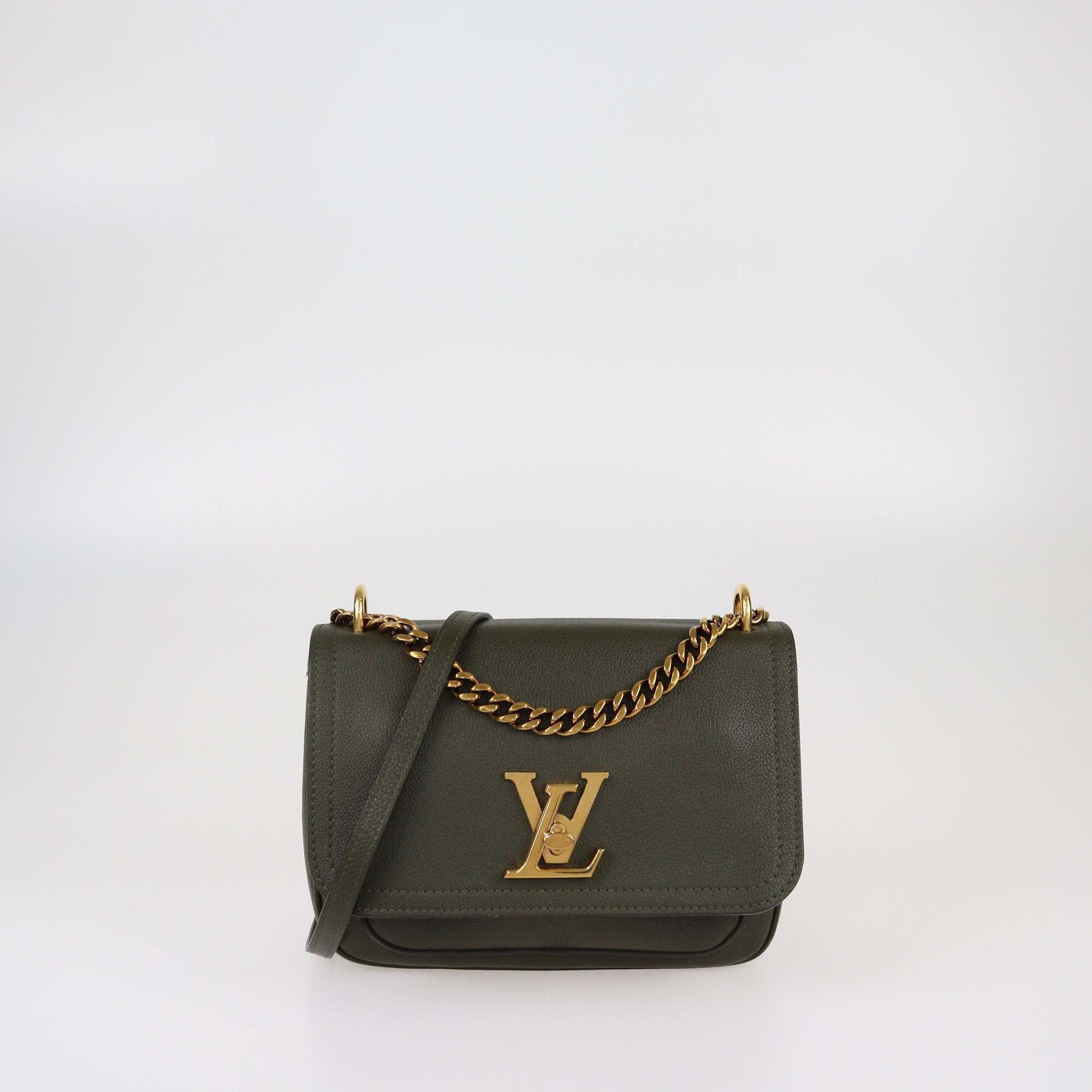 Louis Vuitton Khaki Lockme Chain Bag Womens Louis Vuitton 