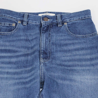Chloe Ocean Blue Denim Straight Leg Pants