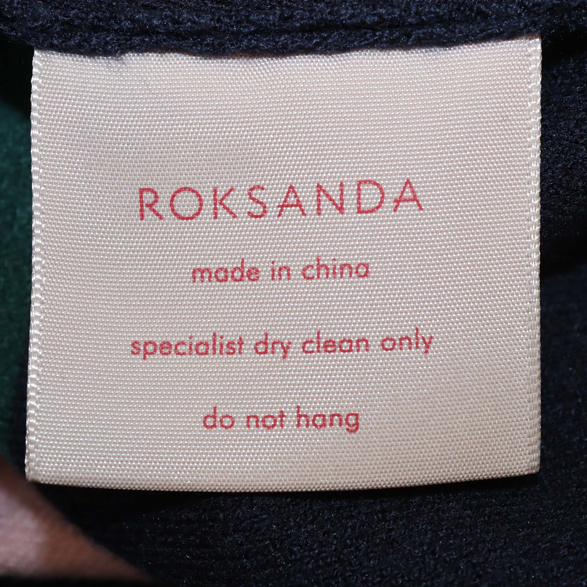 Roksanda Tricolor Crew Neck Long Sleeve Sweater