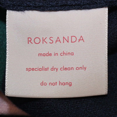 Roksanda Tricolor Crew Neck Long Sleeve Sweater