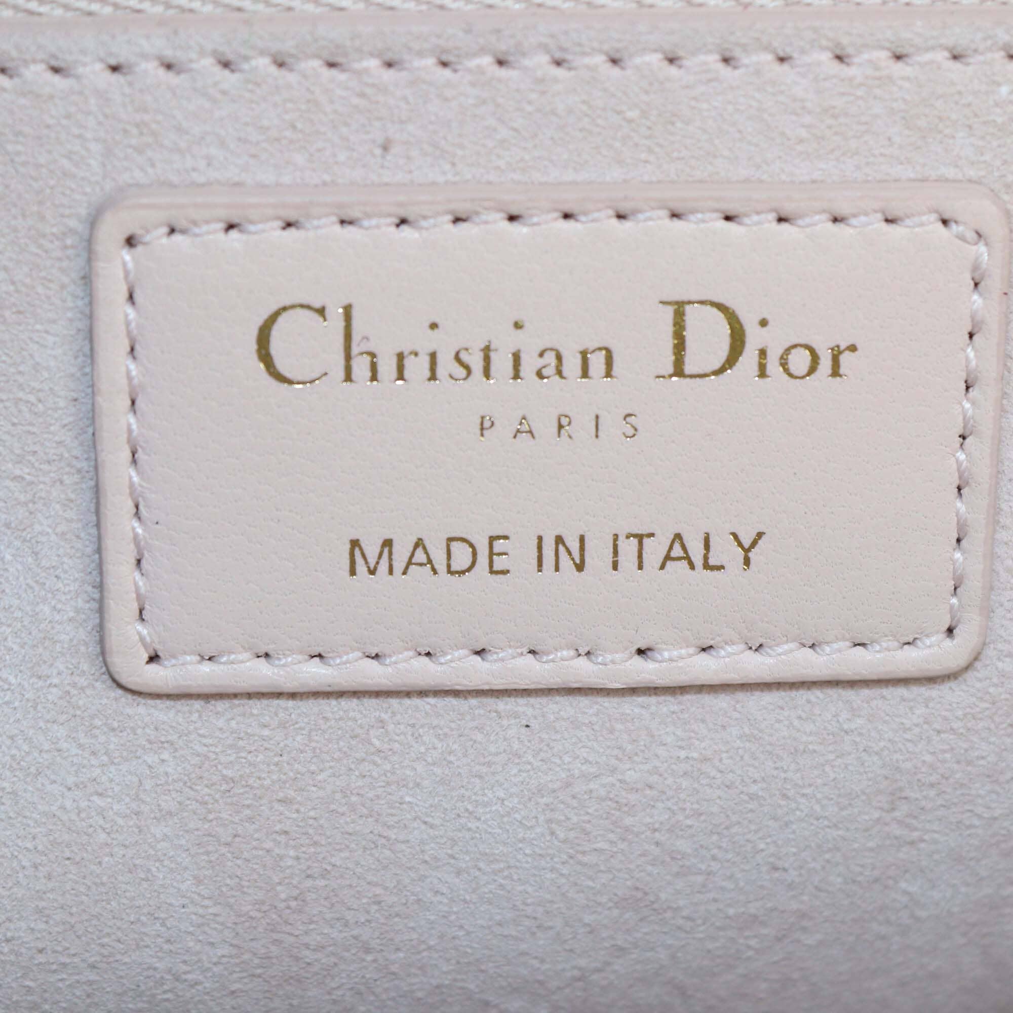 Christian Dior Pink Cannage Medium DiorAddict Flap Bag Womens Christian Dior 