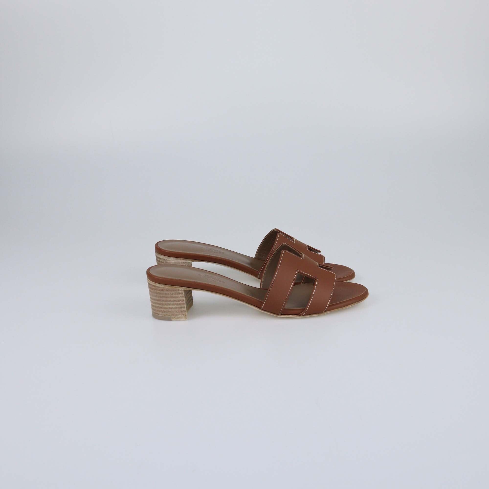 Hermes Gold Oasis Sandals Womens Hermes 