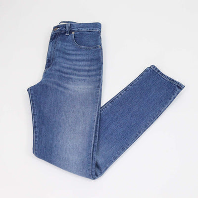 Chloe Ocean Blue Denim Straight Leg Pants