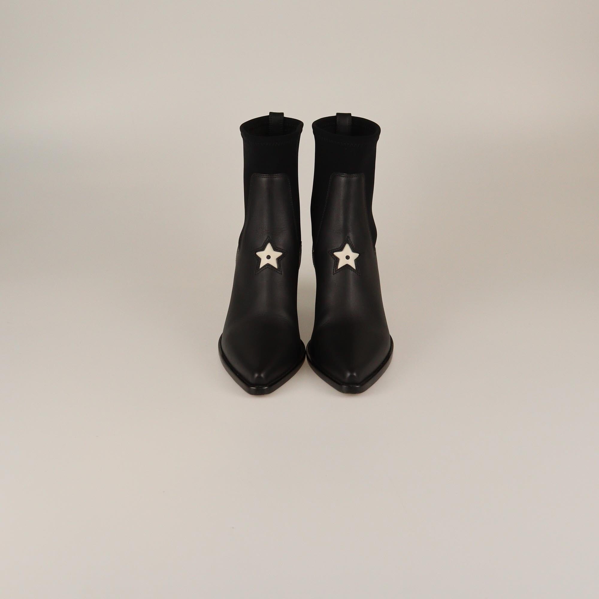 Christian Dior Black L.A Ankle Boots Womens Christian Dior 