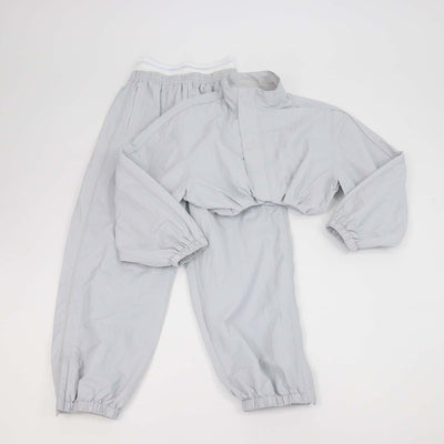 Alexander Wang Light Grey Nylon Bolero Track Jacket & Underwear Waistband Sports Jagger Set