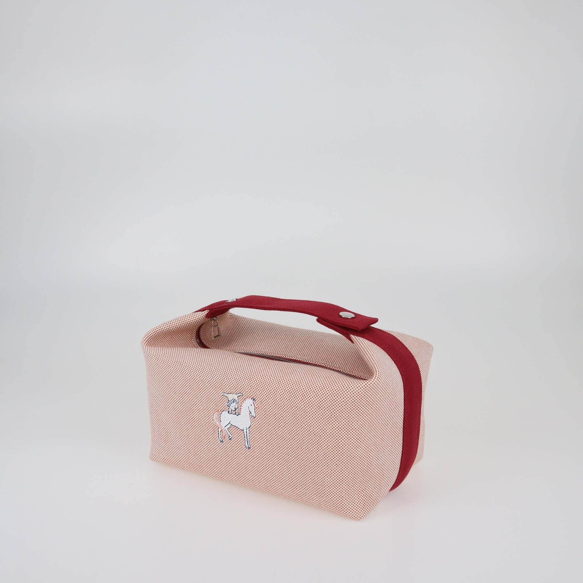 Hermes terracotta Large Bric-a-Brac Cabriole Case Womens Hermes 
