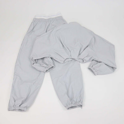 Alexander Wang Light Grey Nylon Bolero Track Jacket & Underwear Waistband Sports Jagger Set