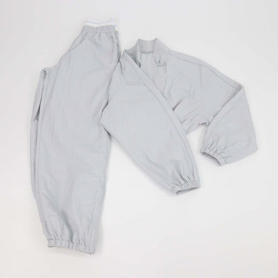 Alexander Wang Light Grey Nylon Bolero Track Jacket & Underwear Waistband Sports Jagger Set