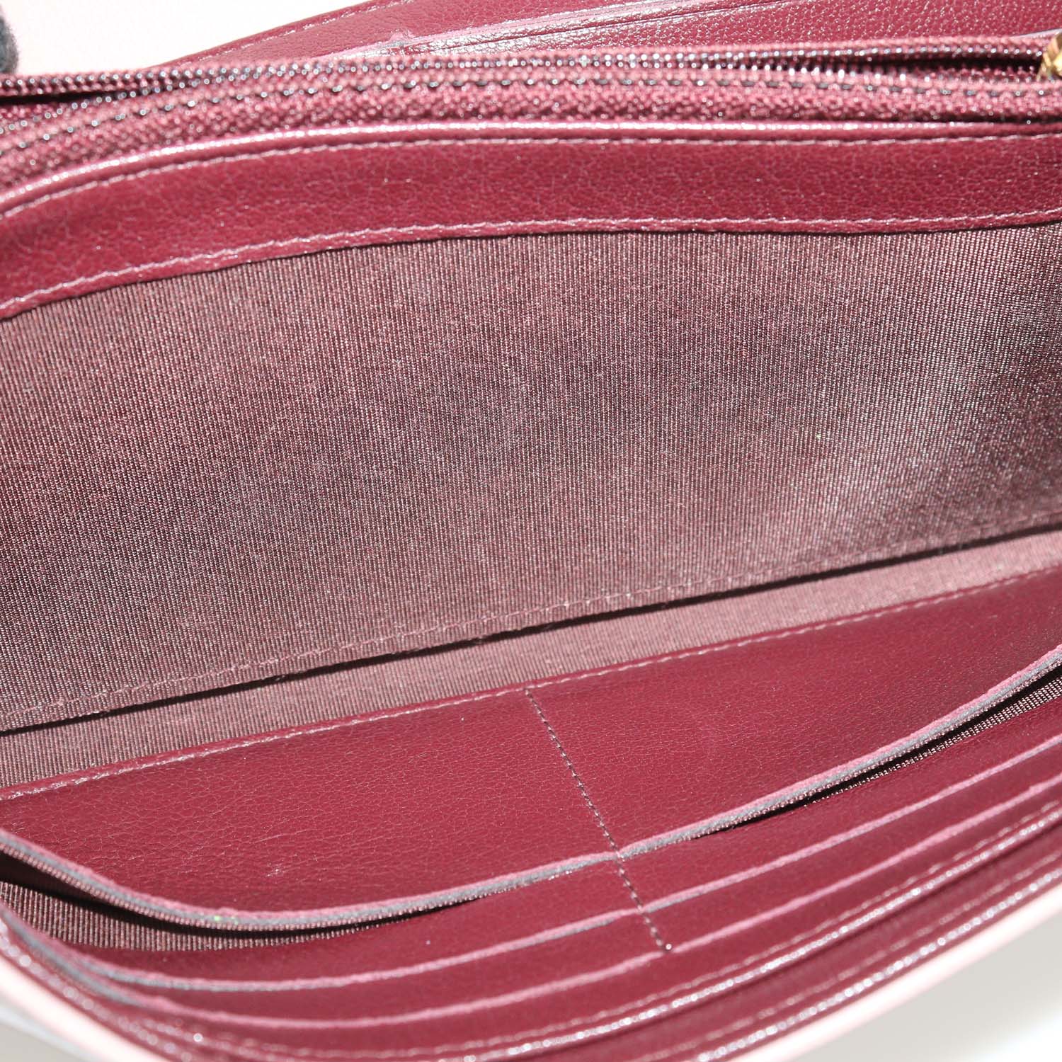 Chanel Mauve Pink Quilted Leather Mademoiselle Flat Wallet