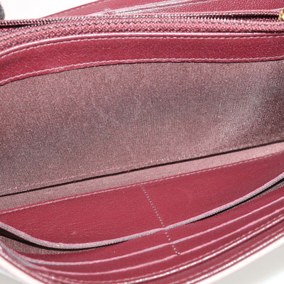 Chanel Mauve Pink Quilted Leather Mademoiselle Flat Wallet